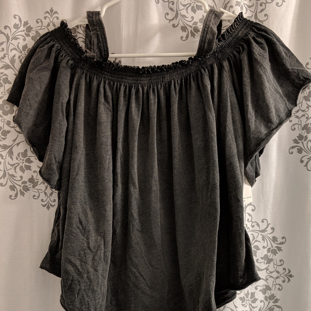 Free People - Cold shoulder t-shirt